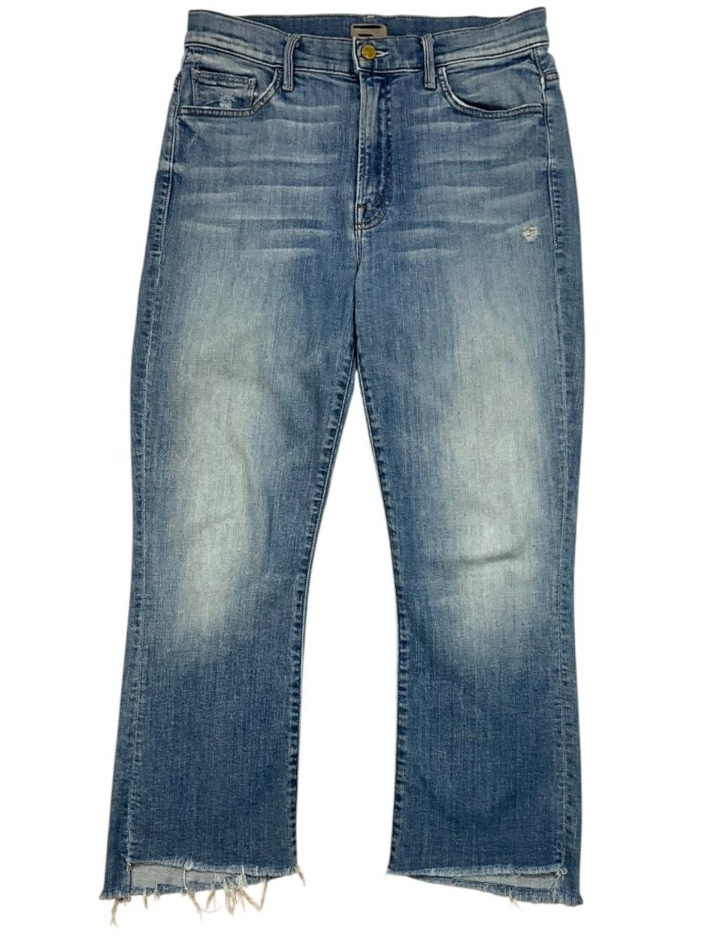 Mother Insider Crop Step Fray Jean 29 Shake Well Wash High Rise Bootcut